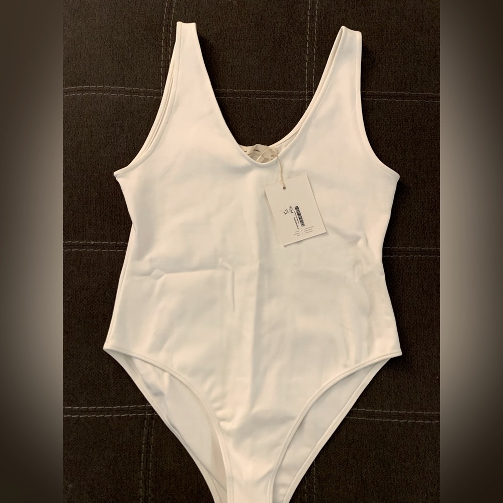 White tank top body suit